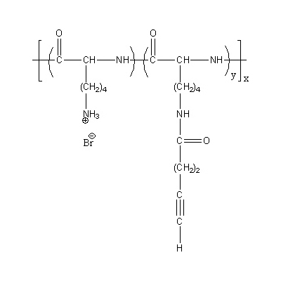 PLKB-g-AK 聚L赖氨酸氢溴酸盐接枝炔基 聚氨基酸 Poly(L-lysine hydrobromide) Graft Alkyne