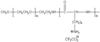 mPEG-b-PLKF 聚乙二醇-聚L赖氨酸三氟乙酸盐 二嵌段 Methoxy-poly(ethylene glycol)-block-poly(L-lysine trifluoroacetate)