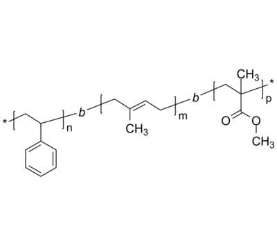 PS-PIP-PMMA 聚苯乙烯-聚(1,4-异戊二烯)-聚甲基丙烯酸甲酯 ABC三嵌段共聚物