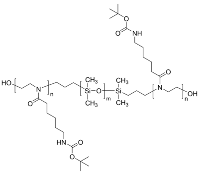 PBOCAmOXZ-PDMS-PBOCAmOXZ 聚(BOC氨基戊基恶唑啉)-聚二甲基硅氧烷-聚(BOC氨基戊基恶唑啉) ABA三嵌段共聚物