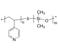 P4VP-PDMS 聚(4-乙烯基吡啶)-聚二甲基硅氧烷 两亲性二嵌段共聚物 Poly(4-vinyl pyridine)-b-poly(dimethylsiloxane)