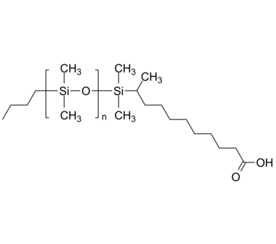 PDMS-C10COOH 聚二甲基硅氧烷-羧癸基(羧基) Poly(dimethylsiloxane), ω-(carboxy decyl)-terminated