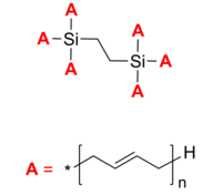 6-Arm PBd 6臂星形-聚丁二烯 Poly(1,4-butadiene), 6-arm star polymer / Core: 1,2-disilylethane