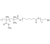 PMMA-PCL-SH 聚甲基丙烯酸甲酯-聚己内酯-硫醇 二嵌段共聚物 Poly(methyl methacrylate)-b-poly(ε-caprolactone), ω-thiol-termi
