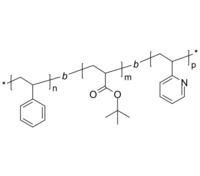 PS-PtBuA-P2VP 聚苯乙烯-聚丙烯酸叔丁酯-聚(2-乙烯基吡啶) ABC三嵌段共聚物