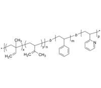 PIP(1,2-co-3,4)-PS-P2VP 聚(1,2-co-3,4-异戊二烯)-聚苯乙烯-聚(2-乙烯基吡啶) ABC三嵌段共聚物