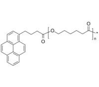 PCL-py 聚己内酯-芘 荧光标记生物降解高分子 Poly(ε-caprolactone), ω-(1-pyrenyl)-terminated