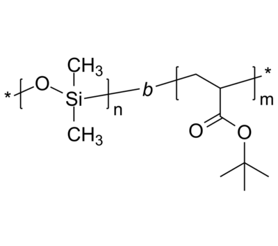 PDMS-PtBuA 聚二甲基硅氧烷-聚丙烯酸叔丁酯 二嵌段共聚物 Poly(dimethylsiloxane)-b-poly(tert-butyl acrylate)