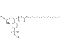 PSSO3Na-RAFT 氰基-聚苯乙烯磺酸钠盐-RAFT 大分子引发剂 Poly(styrene sulfonic acid sodium salt), ω-RAFT-terminated