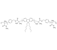 PMMA-PDHF-PMMA 聚甲基丙烯酸甲酯-聚(9,9-N-二己基-2,7-芴)-聚甲基丙烯酸甲酯 导电ABA三嵌段共聚物