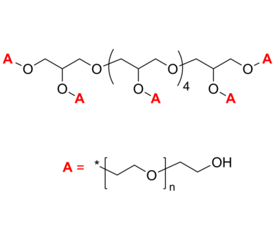 8-Arm PEG-OH 8臂星形-聚乙二醇-羟基 Poly(ethylene oxide), hydroxy-terminated 8-arm star polymer