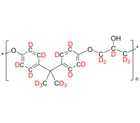 d19PHE 基于双酚A-d19的氘化聚羟基醚 氘化缩合高分子 Deuterated Poly(hydroxyether), based on (Bisphenol A)-d19