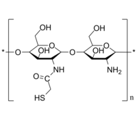 CS-SH/TCS 壳聚糖-硫醇 巯基乙酸巯基化壳聚糖 侧基硫醇 Chitosan, thiolated with thioglycolic acid