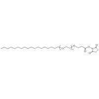 C18-PEG4-NHS 四乙二醇十八烷基醚-NHS 自组装PEG表面活性剂