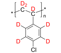 d7-P4ClS 氘化聚(4-氯苯乙烯-d7) 完全氘化 Deuterated Poly(4-chlorostyrene-d7)