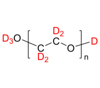 dmPEG-OD 氘化聚乙二醇-d4-氘化甲醚-d3, ω-氘氧基封端 完全氘化 Deuterated Poly(ethylene glycol-d4) methyl ether-d3