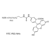 荧光素-聚乙二醇-氨基 荧光标记 FITC-PEG-NH2 (Fluorescein PEG Amine)