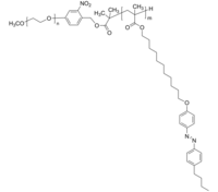 PEO-PAzoMA 聚(环氧乙烷)-聚(11-[4-(4'-丁基苯基偶氮)苯氧基]-甲基丙烯酸十一酯) UV紫外光裂解 两亲性二嵌段共聚物
