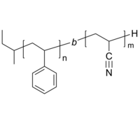 PS-PACN 聚苯乙烯-聚丙烯腈 二嵌段共聚物 Poly(styrene)-block-Poly(acrylonitrile)