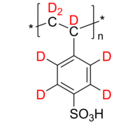 dPSSO3H 氘化聚苯乙烯磺酸-d7 Deuterated Poly(styrene sulfonic acid-d7)