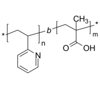 P2VP-PMAA 聚(2-乙烯基吡啶)-聚甲基丙烯酸 两亲性二嵌段共聚物 Poly(2-vinyl pyridine)-b-poly(methacrylic acid)
