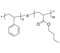 PS-PnBuA 聚苯乙烯-聚丙烯酸正丁酯 二嵌段共聚物 Poly(styrene)-b-Poly(n-butyl acrylate)