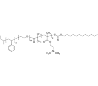PS-PEO-PDMAEMA | PS-PEG-PDMAEMA 聚苯乙烯-聚环氧乙烷-聚甲基丙烯酸二甲氨基乙酯 ABC三嵌段共聚物