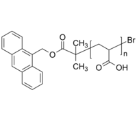 PAA-An 聚丙烯酸-蒽基 荧光标记高分子 Poly(acrylic acid), (α-anthracen-9-yl, ω-bromo)-terminated