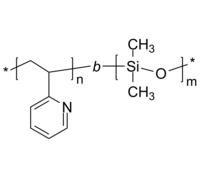 P2VP-PDMS 聚(2-乙烯基吡啶)-聚二甲基硅氧烷 两亲性二嵌段共聚物 Poly(2-vinyl pyridine)-b-poly(dimethylsiloxane)