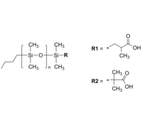 PDMS-C3COOH 聚二甲基硅氧烷-羧丙基(羧基) Poly(dimethylsiloxane), ω-(carboxy propyl)-terminated