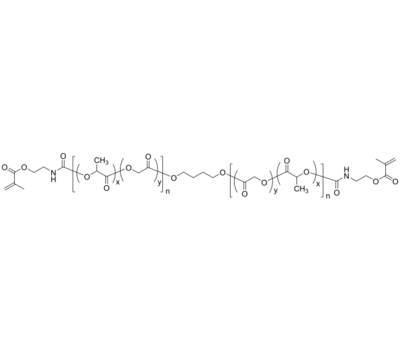 PDLLAGly-2Methacrylate 聚丙交酯共乙交酯-双甲基丙烯氧基 生物降解高分子 Poly(DL-lactide-co-glycolide), α,ω-bis(methacryloxy)