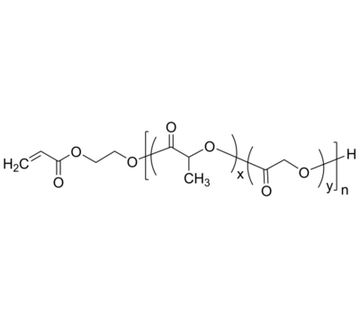 PDLLAGly-Acrylate / PLGA 聚丙交酯共乙交酯-单丙烯酸酯 Poly(DL-lactide-co-glycolide), α,ω-bis(acryloxy)-terminated