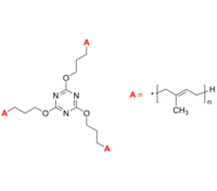 3-Arm PIP 3臂星形-聚异戊二烯 Poly(isoprene), 3-arm star polymer / Core: 2,4,6-tripropoxy-1,3,5-triazine