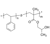 PS-PHPMA 聚苯乙烯-聚(甲基丙烯酸2-羟丙酯) 两亲性二嵌段共聚物 Poly(styrene)-b-Poly(2-hydroxypropyl methacrylate)
