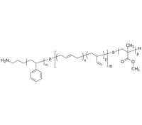 NH2-PS-PBd-PMMA 氨基-聚苯乙烯-聚(1,2-丁二烯-co-1,4-丁二烯)-聚甲基丙烯酸甲酯 ABC三嵌段共聚物