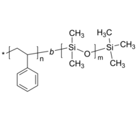 PS-PDMS(SiMe3) 聚苯乙烯-聚二甲基硅氧烷 二嵌段共聚物 Poly(styrene)-b-Poly(dimethylsiloxane), ω-trimethylsilyl-term