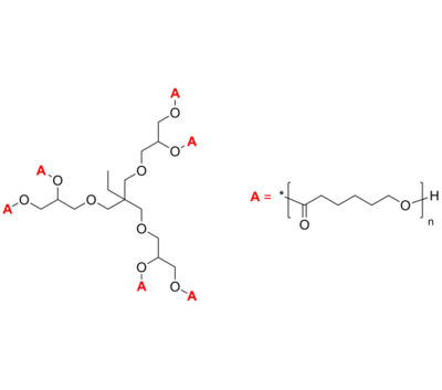6-Arm PCL 6臂星形-聚己内酯 Poly(ε-caprolactone), 6-arm star polymer / Core: trimethylolpropane ethoxylate