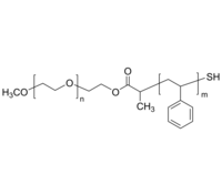 PEG-PS-SH 聚乙二醇-聚苯乙烯-硫醇 二嵌段共聚物 Poly(ethylene oxide)-b-poly(styrene), (α-methoxy, ω-thiol)-terminated