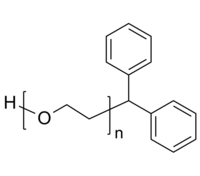 PEG | PEO 聚乙二醇(α-二苯基亚甲基-ω-羟基-封端) Poly(ethylene glycol), α-diphenylmethylene-ω-hydroxy-terminated