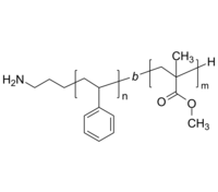 NH2-PS-PMMA 氨基-聚苯乙烯-聚甲基丙烯酸甲酯 二嵌段共聚物 Poly(styrene)-b-poly(methyl methacrylate), α-amino-terminated