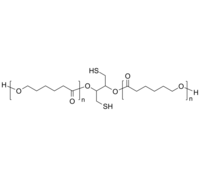 PCL-2SH 聚己内酯-双硫醇 链中间双巯基 生物降解高分子 Pioly(ε-caprolactone), with dithiol group in center