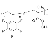 P5FS-PMMA 聚五氟苯乙烯-聚甲基丙烯酸甲酯 两亲性二嵌段共聚物 Poly(pentaflourostyrene)-b-Poly(methyl methacrylate)