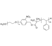 PEO-PS 聚环氧乙烷-聚苯乙烯 UV紫外光裂解 两亲性二嵌段共聚物 Poly(ethylene oxide)-b-poly(styrene), UV-cleavable