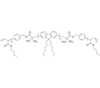 PnBuA-PDHF-PnBuA 聚丙烯酸正丁酯-聚(9,9-n-二己基-2,7-芴)-聚丙烯酸正丁酯 导电ABA三嵌段共聚物