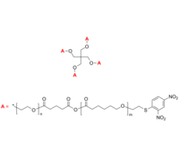4-Arm PEO-PCL/PEG-PCL 4臂星形-聚乙二醇-聚己内酯 (DNB封端) 星形两亲性二嵌段共聚物