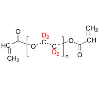 dPEO-2acrylate 氘化聚环氧乙烷-d4, α,ω-双丙烯酸酯 末端双键 Deuterated Poly(ethylene oxide-d4), α,ω-bis(acryloyl)-term