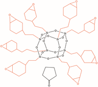 笼型聚倍半硅氧烷-八环氧基 EP0408.10.30 – Epoxycyclohexyl ethyl POSS cage mixture 30% Cyclopentanone