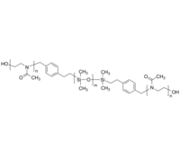 PMOXZ-PDMS-PMOXZ 聚甲基恶唑啉-聚二甲基硅氧烷-聚甲基恶唑啉 ABA三嵌段共聚物 with ethyl-benzyl link