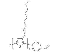 P3NT-vinyl 聚(3-壬基噻吩-2,5-二基)-乙烯基 末端双键 导电高分子 Poly(3-nonylthiophene-2,5-diyl)