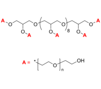 12-Arm PEG-OH 12臂星形-聚乙二醇-羟基 Poly(ethylene oxide), hydroxy-terminated 12-arm star